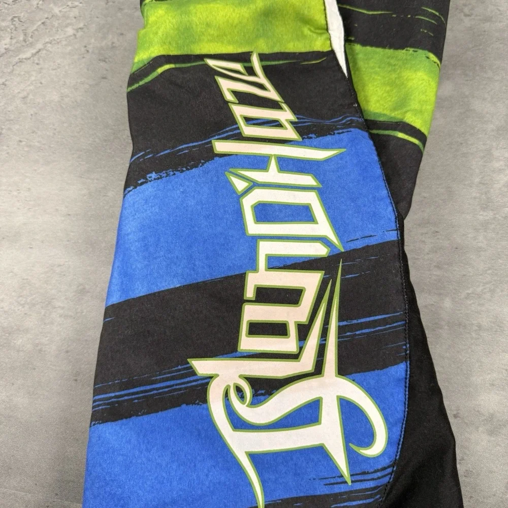 Southpole Bathing Suit Swim Trunk 36 Black Blue Green Surf Skate Y2K Board Short